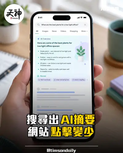 為何出現Google AI摘要後點擊網站變少 零點擊搜尋對中小企意味甚麼